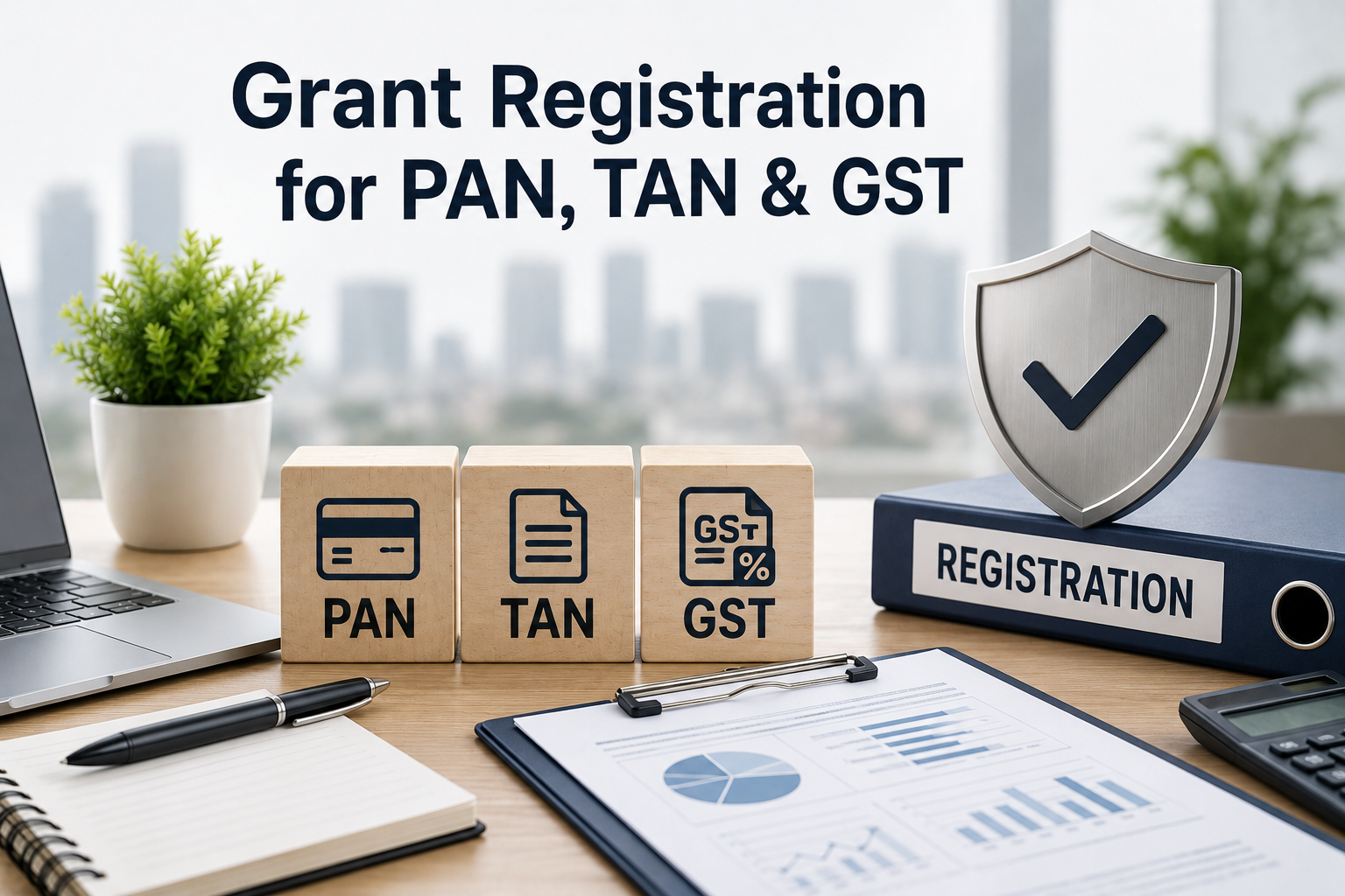Grant Registration for PAN, TAN & GST